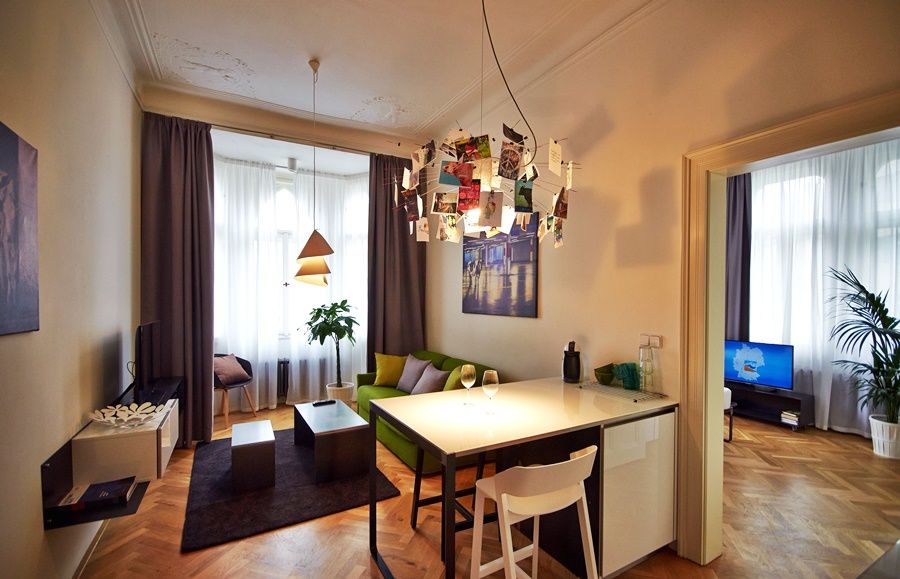 Mooo Downtown Aparthotel Прага Екстериор снимка
